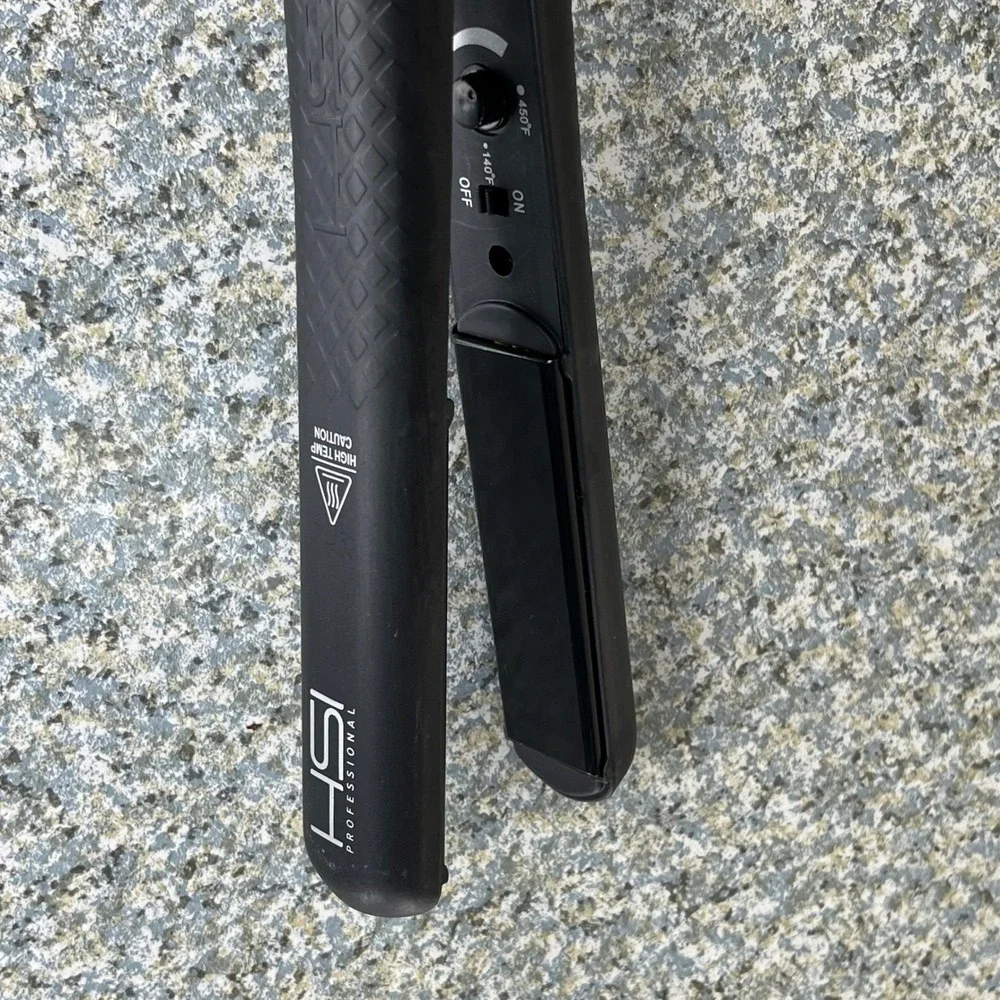 HSI Professional Hair Straightener E038 Black Ceramic Tourmaline Flat Iron 1